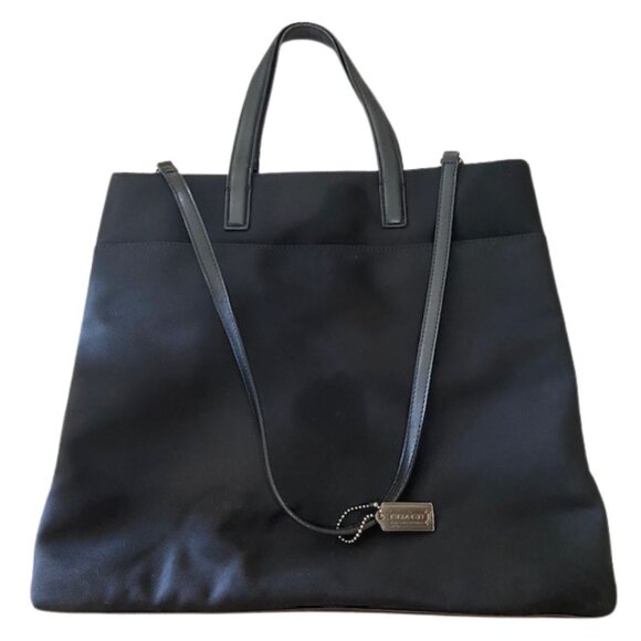 Coach 7418 Black Tote Bag, Shoulder Bag, Slim Design, Excellent Condition - Picture 8 of 13